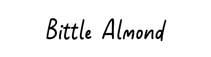Bittle Almond  Free Fonts Download