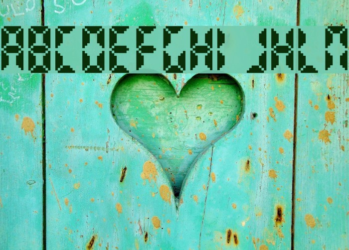 Bittypix Countdown Font examples