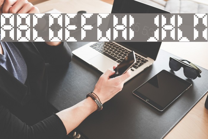 Bittypix Countdown Font examples