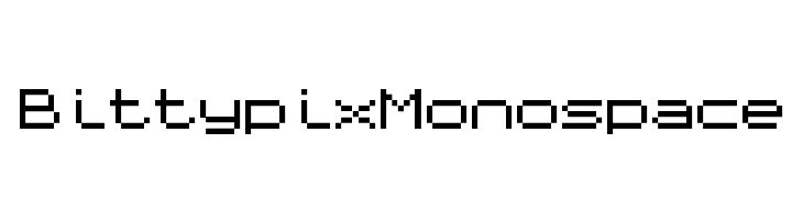 Bittypix Monospace 字体