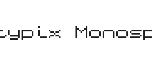 Bittypix Monospace Logo