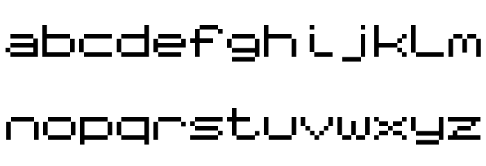 Bittypix Monospace 字体 小写