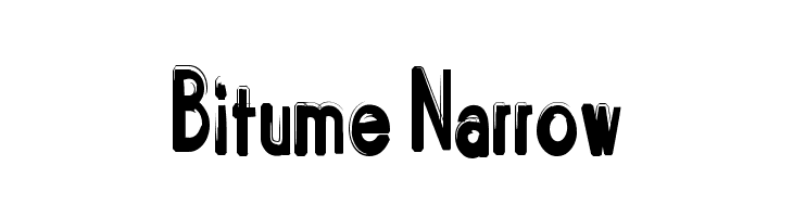 Bitume Narrow 