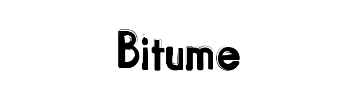 Bitume Font