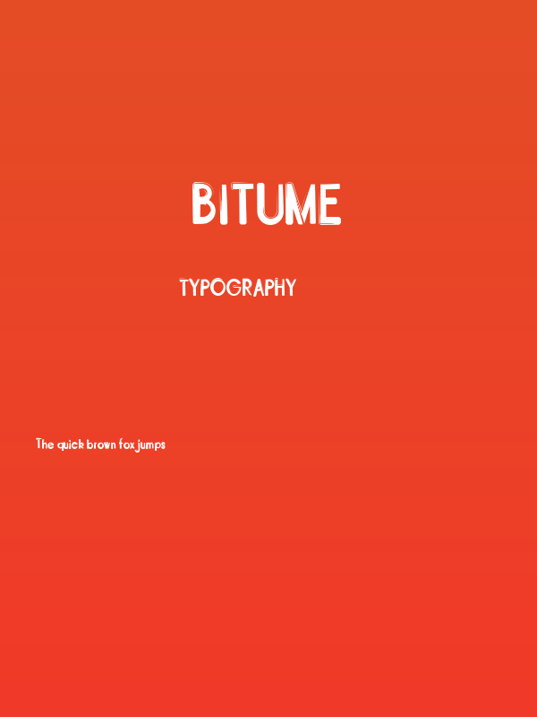Bitume Poster