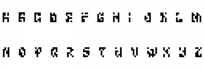 Bitwise Alpha Fonte MAIÚSCULAS