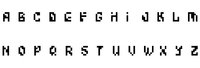 Bitwise Alpha Polices MINUSCULES
