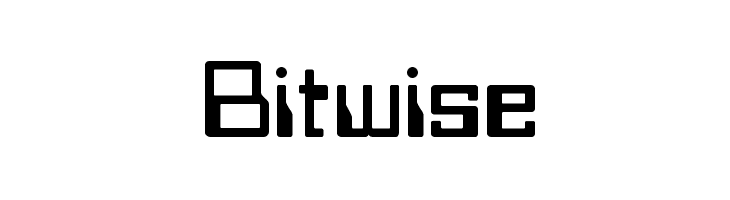 Bitwise  नि: शुल्क फ़ॉन्ट्स डाउनलोड