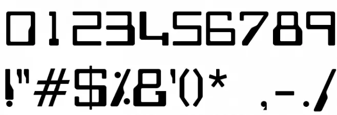 Bitwise Fonte OUTROS PERSONAGENS