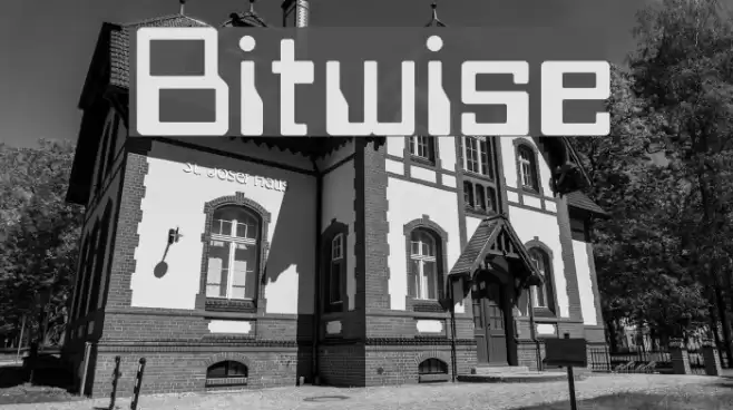 Bitwise Fonte examples