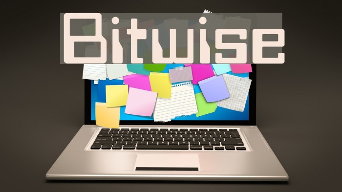 Bitwise Fonte examples