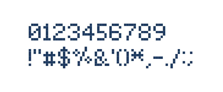 BitxMap Font tfb Other Characters