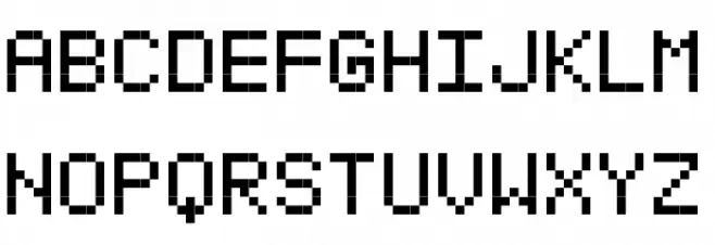 BitxMap Font tfb Fonte MAIÚSCULAS