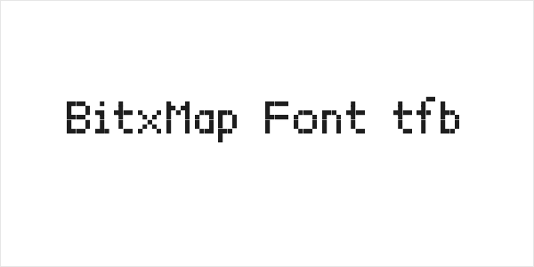 BitxMap Font tfb Logo