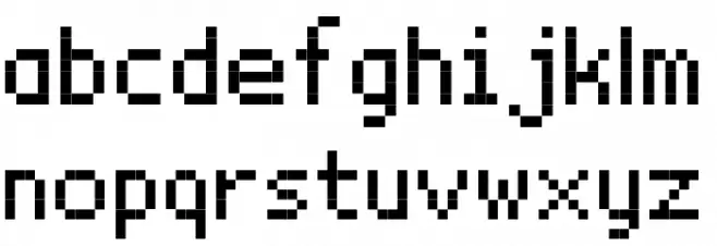 BitxMap Font tfb 字体 小写
