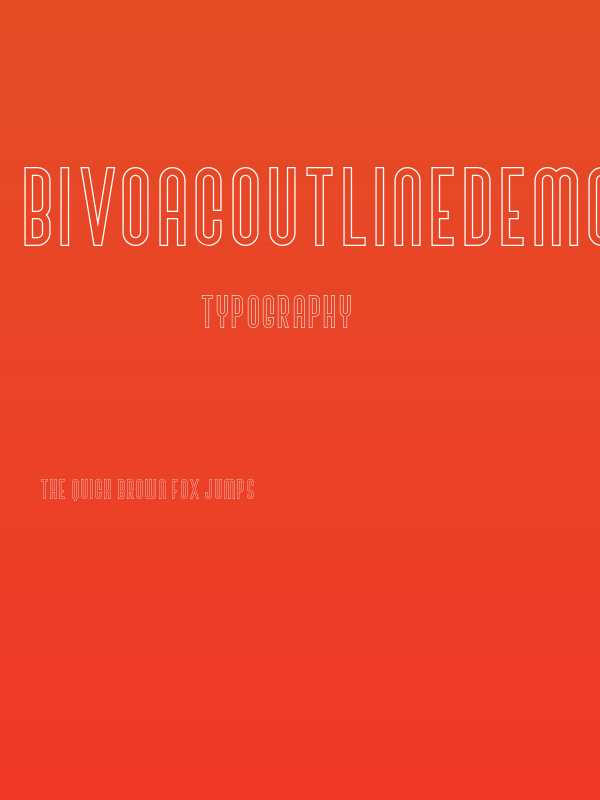 BivoacOutlineDemo-Outline Poster