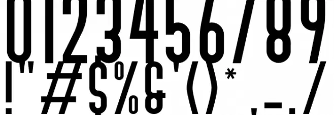 BivoacRegulerDemo Font OTHER CHARS