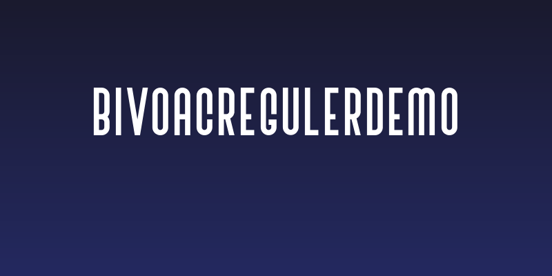 BivoacRegulerDemo Social Header
