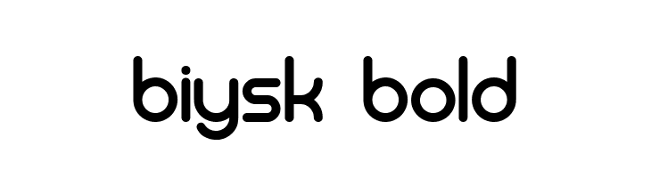 Biysk Bold  フリーフォントのダウンロード