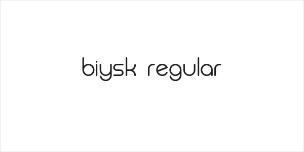 Biysk Regular Logo