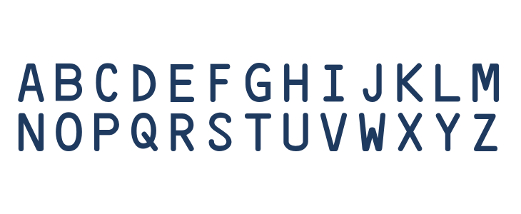 BizFontsC39XLSFreeVersion Uppercase