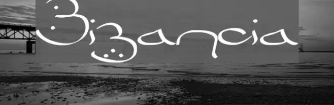 Bizancia Font examples