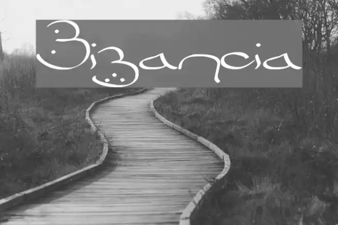 Bizancia Font examples
