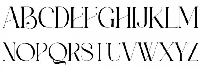 Bizantheum 字体 大写
