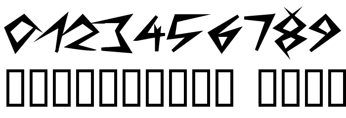 Bizarre Black Font OTHER CHARS