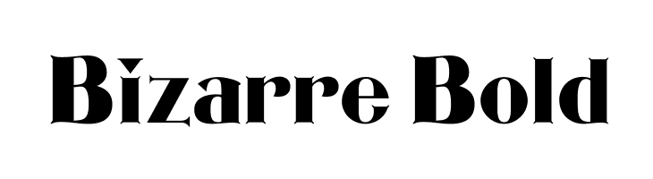 Bizarre Bold Font