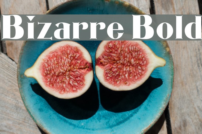 Bizarre Bold Font examples
