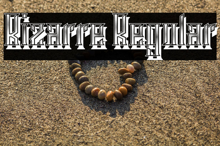 Bizarre Regular Example 2