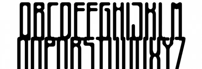 Bizarre Font UPPERCASE