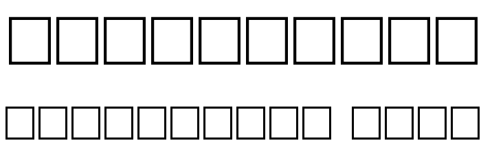 Bizarro Plain Font OTHER CHARS