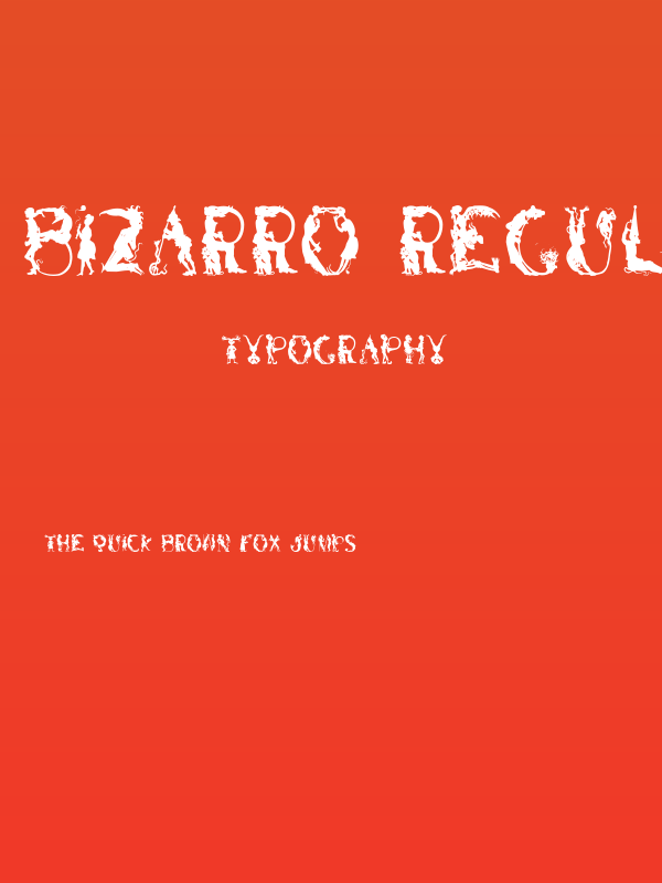 Bizarro Regular Poster