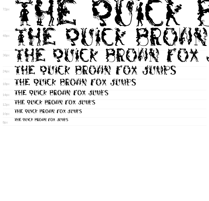 Bizarro Regular Waterfall