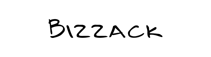 Bizzack  font caratteri gratis
