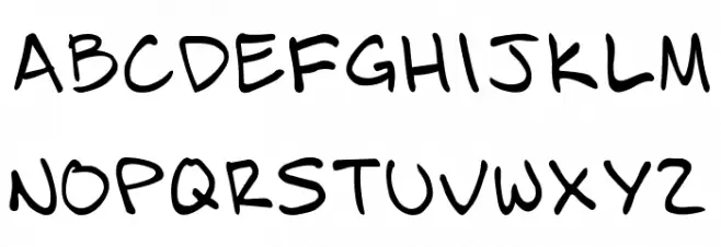 Bizzack Шрифта ВЕРХНИЙ