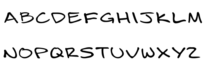 Bizzack Font LOWERCASE