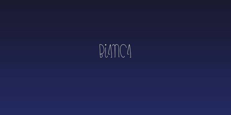 bianca Social Header
