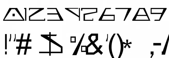 biasel Шрифта ДРУГИЕ символов