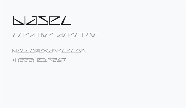 biasel Business Card