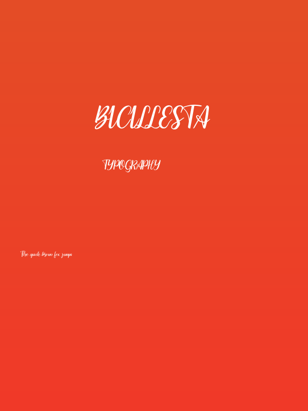 bicillesta Poster