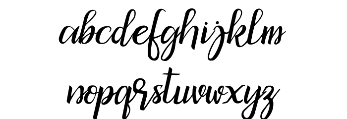 bicillesta Font LOWERCASE