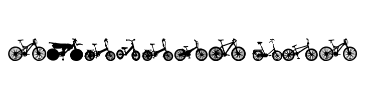 bicycle tfb Font