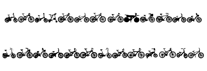 bicycle tfb Font LOWERCASE
