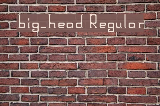 big_head Regular Example 2