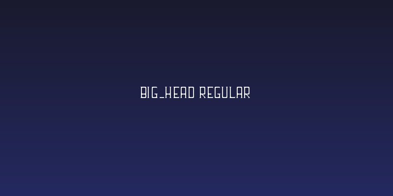 big_head Regular Social Header