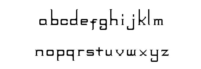 big_head Regular Font LOWERCASE