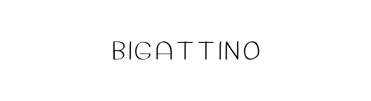 bigattino  Descarca Fonturi Gratis